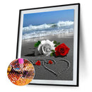 5D DIY Diamond Painting Valentine Love Rose Full Drill Rhinestone Mosaic Art Kit