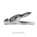 Plastic Musical Note Letter Paper Clip Piano Sheet Spring Holder (Black) Newly