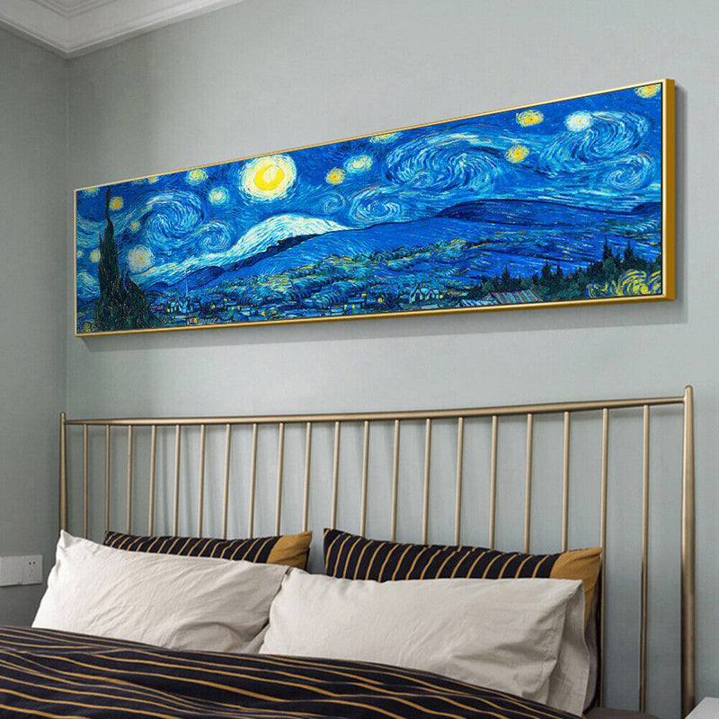 Diamond Painting Abstract Night Sky Full Round Drill Mosaic Decor Kit 80x30cm
