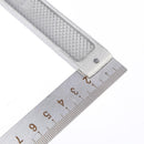 90 Right Angle Stainless Steel Triangle Ruler Woodworking Drawing Tools (L)