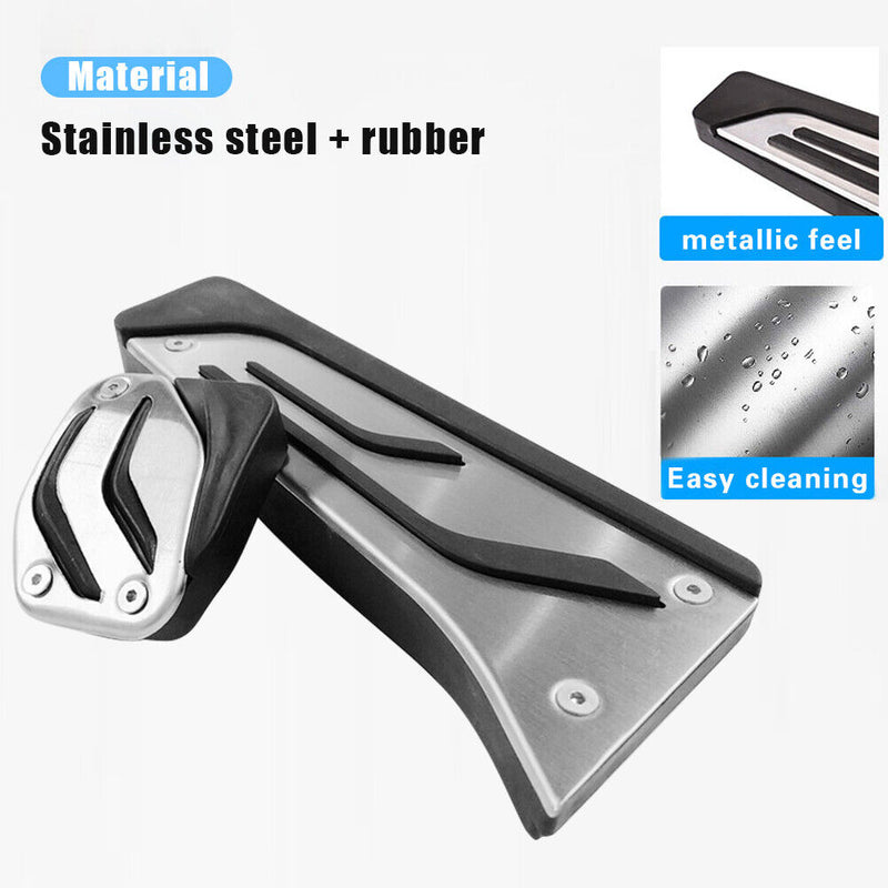 For M2 M3 M4 M5 M6 i3 i8 2016-2017 Stainless Steel Gas Brake Pedal Covers