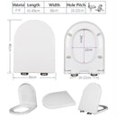 Scratch-resistant Toilet Cover Seats Top Fixing Hinges Bathroom Supply