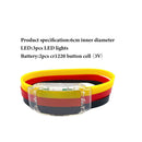 LED Glow Watch Silicone Football Game Light Up Wristbands Party Props (Germany)