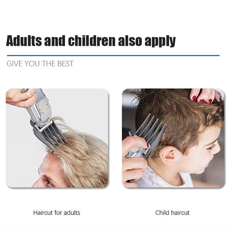 3pcs Profession Styling Limit Comb Barber Hair Trimmer Cutter Guide (Black)