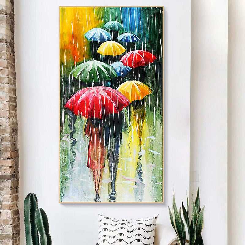 People Diamond Painting Embroidery 5D Full Round Drill DIY Cross Stitch Umbrella