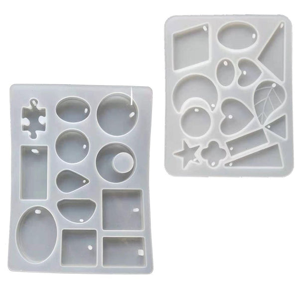 DIY Crafts Crystal Jewelry Making Tools Irregular Silicone Mold Earring Mould