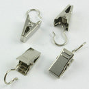 10PC Heavy Duty Curtain Clips Window Shower Curtain s Clip Hook Ring Metal N9U4