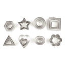 24x Biscuit Cutters Cookie Cutter Set Steel Molds Baking P4Z5 Slicer K9T4