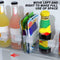 Refrigerator Space Telescopic Partition 4Pcs/Set Side Box Separator Door Z2W8