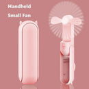 Pocket Personal Fan USB Rechargeable Folding Fan 2000mAh Power Bank Function
