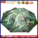 Foldable Umbrella Hat Outdoor Fishing Hiking Sun Shade Cap (Camouflage)