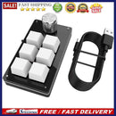RGB Macro Keyboard Knob 6 Key 1 Knob Programmable Mechanical Keypad for Gaming