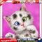 Full Round Drill Rhinestone Art DIY 5D Cat Diamond Painting Kit(A2418) Newly
