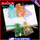 2X50pcs Organza Jewelry Candy Bags Mixed Color Mini Gift Pouch Wedding