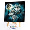 Oil Paint By Numbers Picture DIY Drawing Painting Night Wolf Paint Decor Art