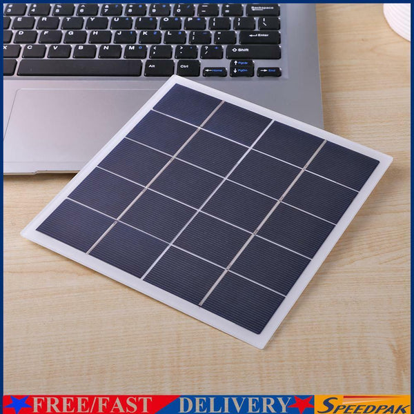 4W Solar Panel DIY Polycrystalline Silicon Solar Battery Charger 175x172mm #F