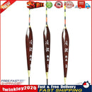 Fishing Float Wood Bobber Luminous Carp Fishing Night Buoy Tackle (3pcs) Newly