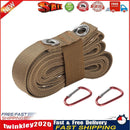 Tent Canopy Lanyard Clothesline Outdoor Camp Hiking Rope w/ Buckle (Khaki) Newly