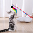 Rabbit Feather Mouse Rod for Cat Funny Playing Interactive Toys Pet Supplies