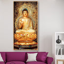 Rhinestone Diamond Painting 5D Full Round Drill DIY Buddha Picture Poster D