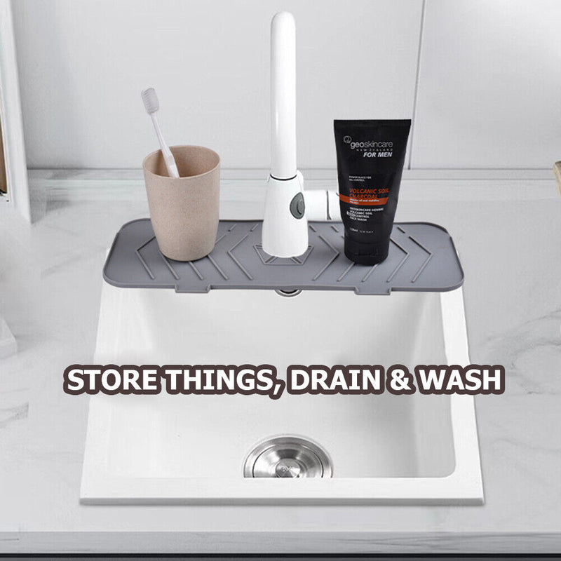 #A Splash Guard Drain Silicone Mat Draining Pads Countertop Protectors Drain Pad