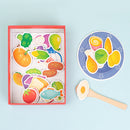 Hungry Bear Feeding Table Game Pretend Play Chopsticks Spoons Training Toys