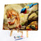 Bird and Squirrel Oil Paint By Numbers Kits Canvas Picture Wall Art DIY Cra
