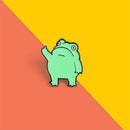 Jewelry Metal Cartoon Novelty Animal Frog Enamel Pin Lapel Pins Cute Badge