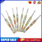 #A 8pcs Printed Crochet Hook Kit Aluminum Yarn Stitching Weaving Needles Tools