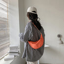 Fashion Women Canvas Messenger Bag Casual Ladies Chest Bag Purse (Orange)