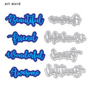 4pcs Metal DIY Embossing Cutting Dies Stencil Card for Scrapbooking Album
