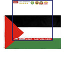 Palestine Flag - Waterproof Polyester Palestinian Flags for Indoor / Outdoo