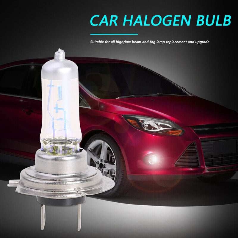 12V 3000K 55W H7 Halogen Car Light Bulb Automobile Headlight Fog Light Lamp Bulb