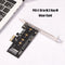 PCI-E 1X to M.2 NVME M Key Riser Adapter Card Supports 2230 2242 2260 2280 SSD