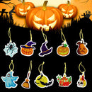 10pcs Halloween Decorative Diamond Painting During DIY Hanging Mosaic Ornaments