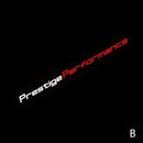 Car Prestige Performance Hellaflush Windshield Vinyl Stick SLIVER Car B6J9 U5W1