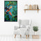 Full Cross Stitch 11CT Cotton Thread DIY Koi Printed Embroidery Hanging Painting