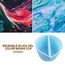 #A Split Color Mixing Cups for Paints - Acrylic Paint Pour Cup Color Dividers