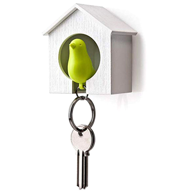 Bird House Key Holder Mini Bird Nest KeyChain Anti-lost Key Holder for Home