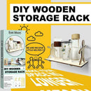 Creativity Kitchen Shelf Mobile Stand Home Wooden Bracket V6P8