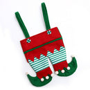 Christmas Elf Candy Bags Velvet Santa Claus Bags Festival Party Decor (A) Newly