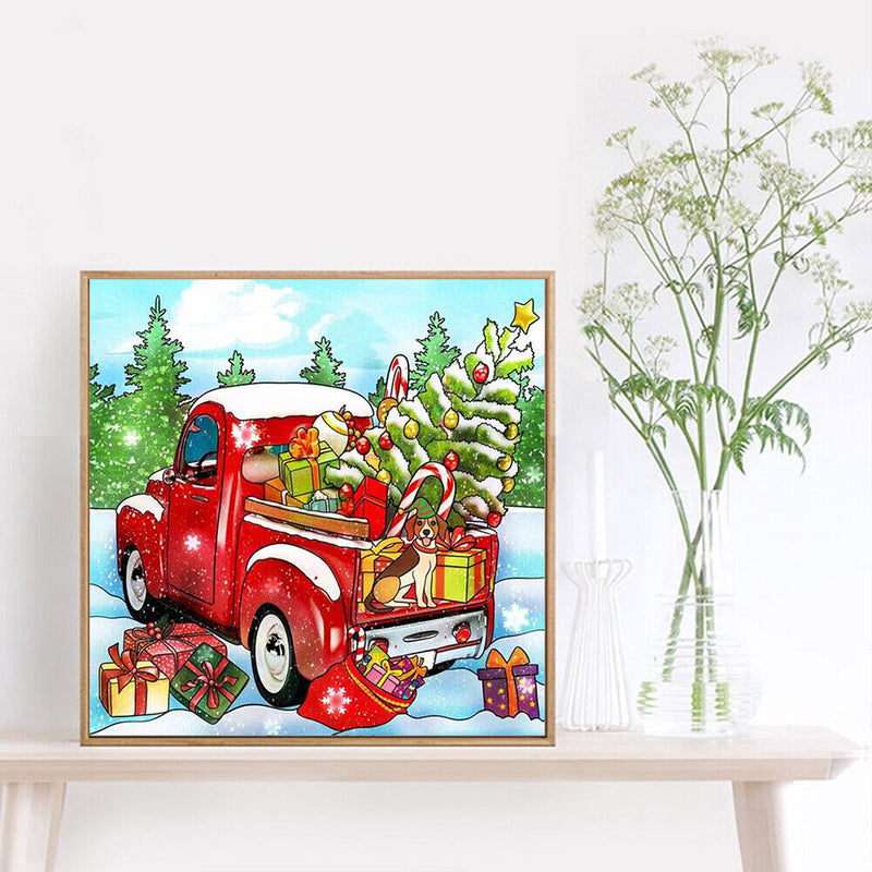 Gift Car Oil Paint by Numbers Hand Painted Frameless Picture Home Ornament Kit