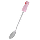 Stainless Steel Spoon with Silicone Handle Milk Coffee Ice TL