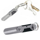 Outdoor Survival Pocket Steel Keychain Keyring CL G8N8 Q3D2 Tool Tool O2Z2