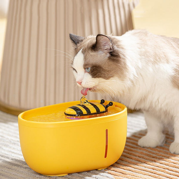 Water 2L Pet Water Dispenser Drinking Bowl Water Fountain Drinking Cat/Dog