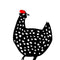 Acrylic Hollow Chicken Ornaments Backyard Lawn Stakes Yard Art Decor (A)