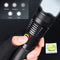 zoom Zoomable Torch Lamp Battery Power LED Glare Glashlight USB Charging