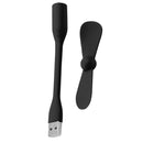 Cooling Mobile Phone Mini USB Fan for Power Bank Notebook Computer (Black) Newly