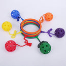 Kids Bouncing Balls One Foot Flashing Jumping Rope Ball Ankle Skip Swing Ball