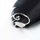 1x Swan Shape Knitting Loop Crochet Ring Thimble Guide Accessories Sewing C7X5